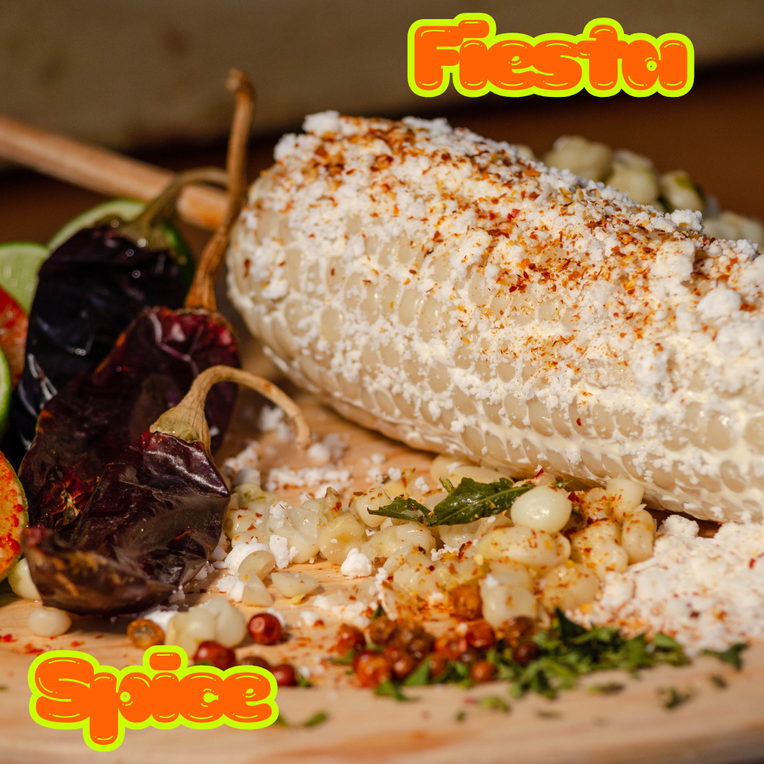 Lion Spice Co. Authentic Mexican Street Corn Seasoning - All-Natural Mexican Elote Spice Mix for Corn, Chili, Popcorn & More