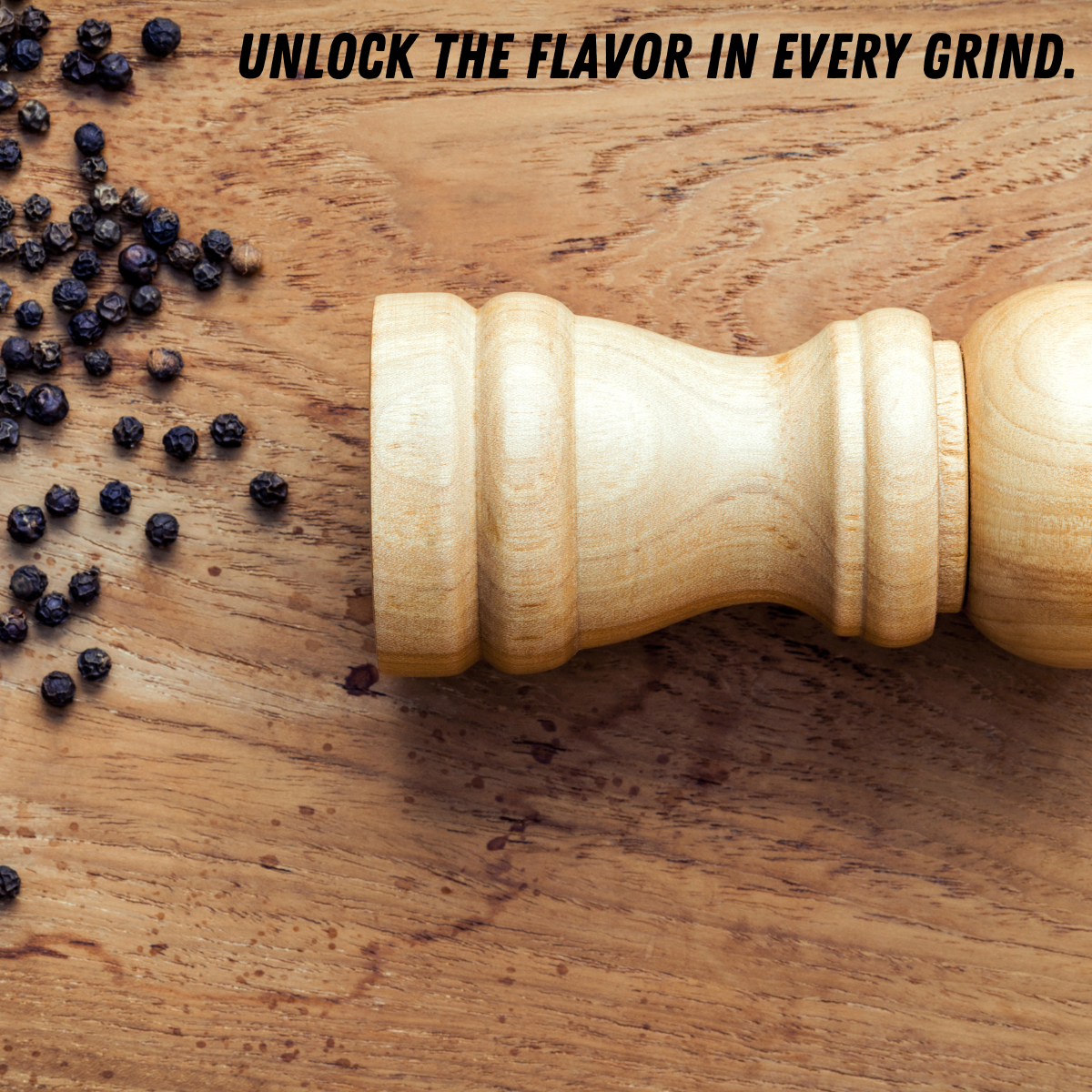 Recleaned Black Whole Peppercorn, Vietnamese, Bold & Aromatic for Grinder Refills