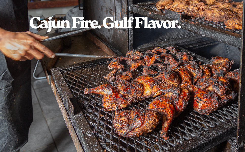 Lion Spice Co Gulf Cajun Seasoning – All-Natural Kosher Cajun Spice Blend for Chicken, Seafood, and Vegetables | Authentic Louisiana-Style Blackened Seasoning Rub | Non-GMO, Gluten-Free, Bold Southern Flavor