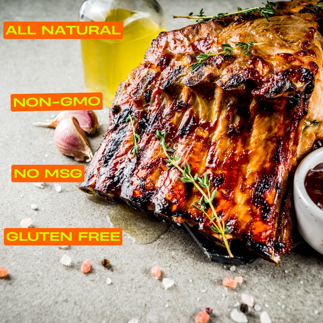 Lion Spice Co Sweet & Spicy BBQ Rub – Brown Sugar Sweet Heat Seasoning for Ribs, Chicken, Wings, Pork & Vegetables | All-Natural Clean Ingredients | Gluten-Free, Non-GMO BBQ Spice Blend