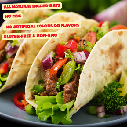 Lion Spice Co. Baja Taco Seasoning – Zesty Chili Lime Blend for Chicken, Beef, Shrimp, Fish & Vegetables | Clean Label, No MSG, Gluten-Free, Non-GMO, 5 oz