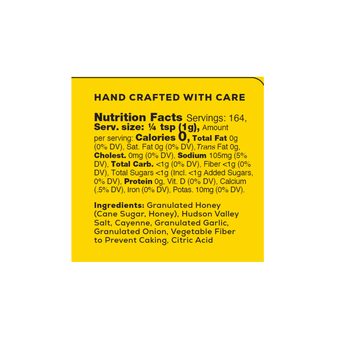 Lion Spice Co Hot Honey Seasoning – Sweet Heat Blend with Chili Peppers – Hot Honey Rub for Chicken, Wings, Ribs & BBQ – Ideal for Grilling, Roasting & Frying – 5.8 oz Shaker