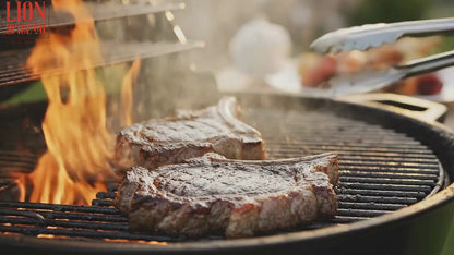 Lion Spice Co Hot Honey Seasoning – Sweet Heat Blend with Chili Peppers – Hot Honey Rub for Chicken, Wings, Ribs & BBQ – Ideal for Grilling, Roasting & Frying – 5.8 oz Shaker