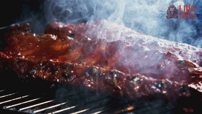 Lion Spice Co Sweet & Spicy BBQ Rub – Brown Sugar Sweet Heat Seasoning for Ribs, Chicken, Wings, Pork & Vegetables | All-Natural Clean Ingredients | Gluten-Free, Non-GMO BBQ Spice Blend